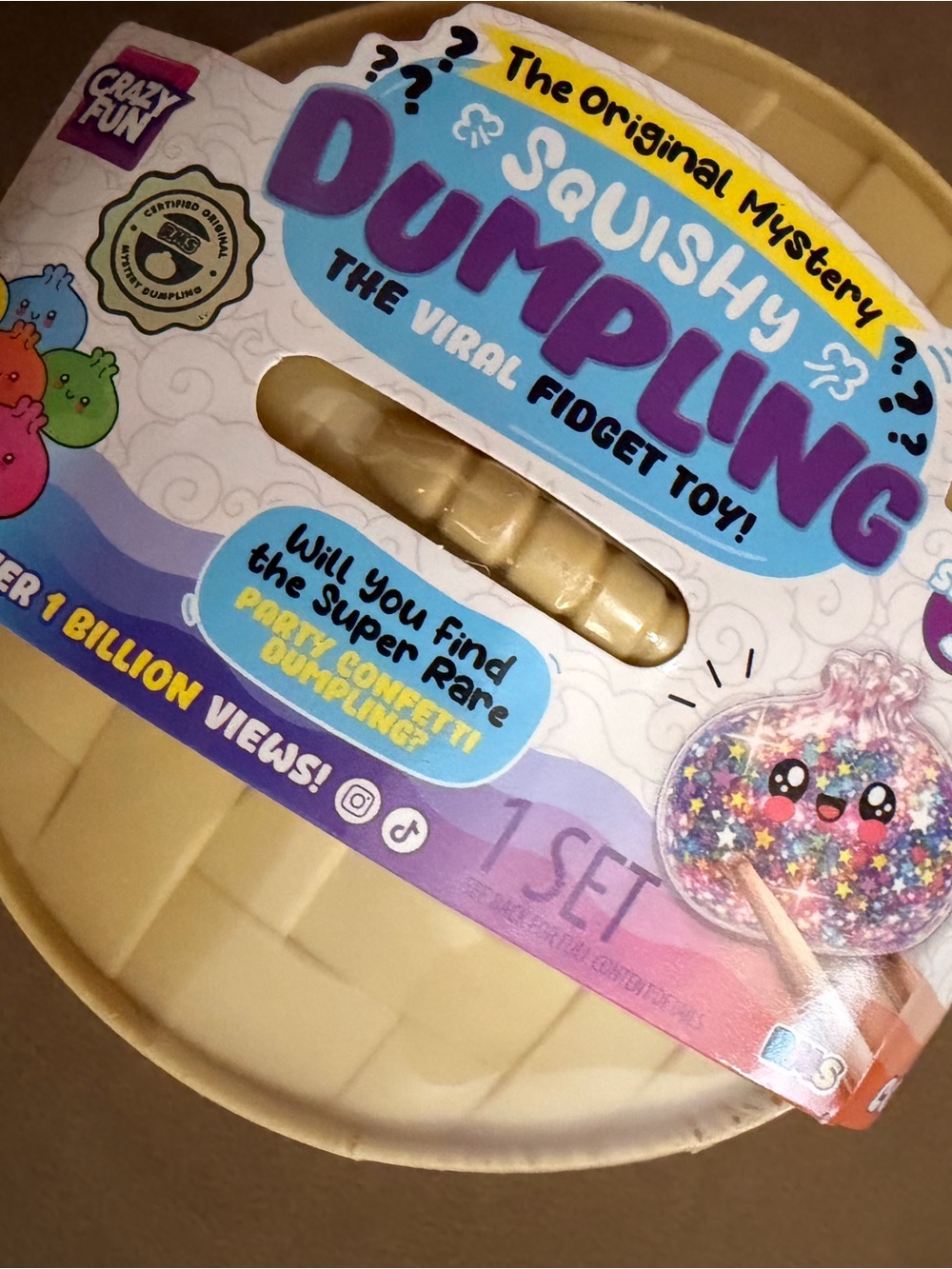 AUTHENTIC- Mystery Squishy Dumpling Viral Fidget Toy. SEALED